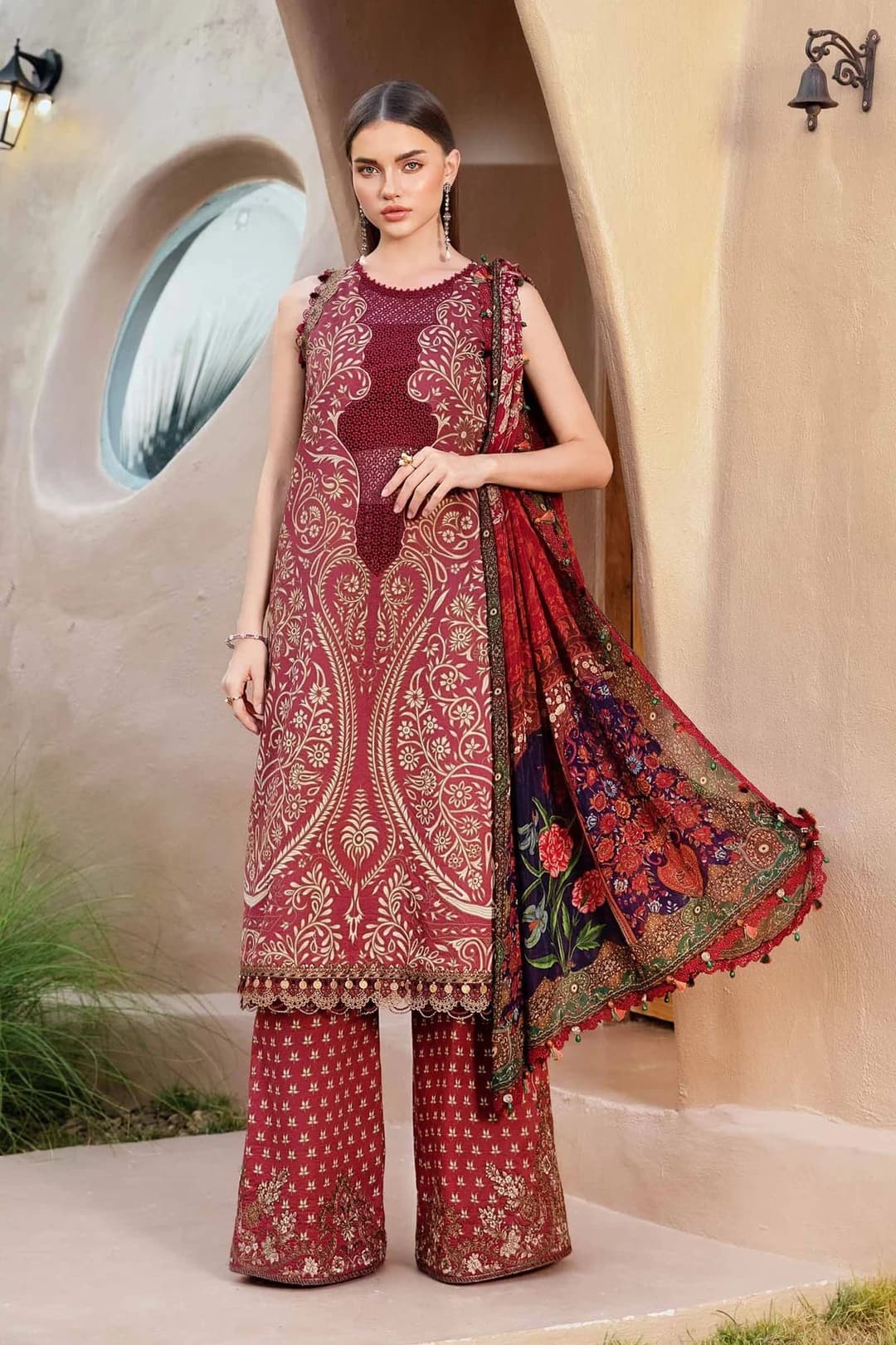 M print unstitched lawn collection