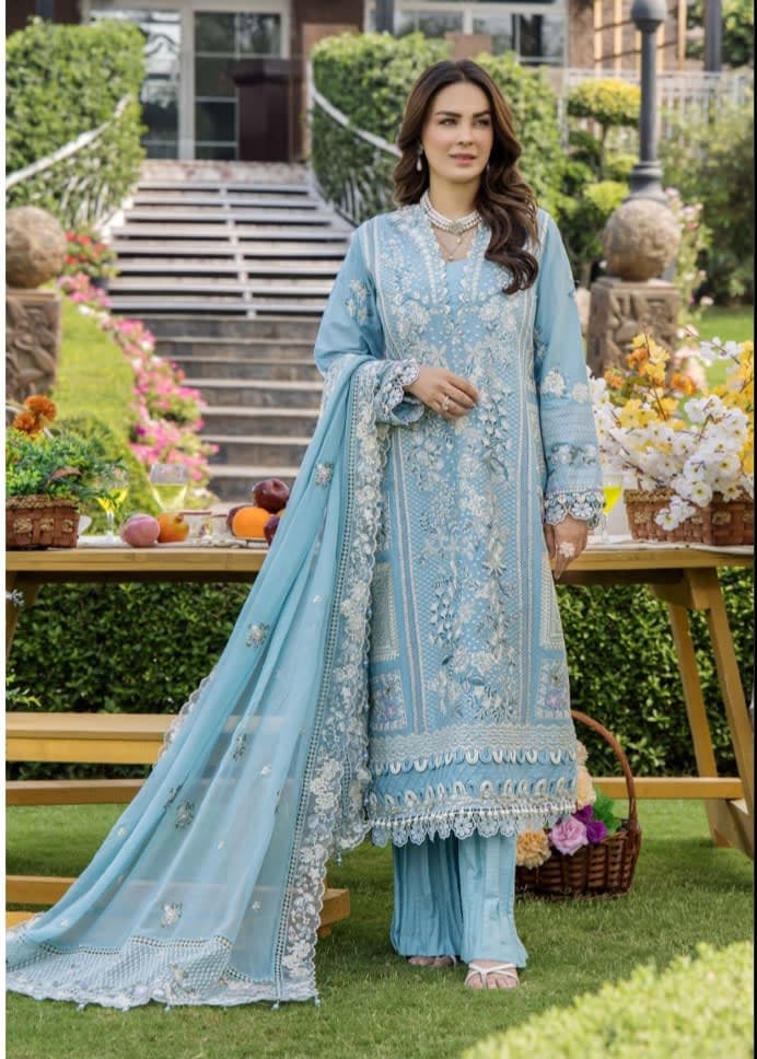 Eshaisha Unstitched Luxury Lawn '25