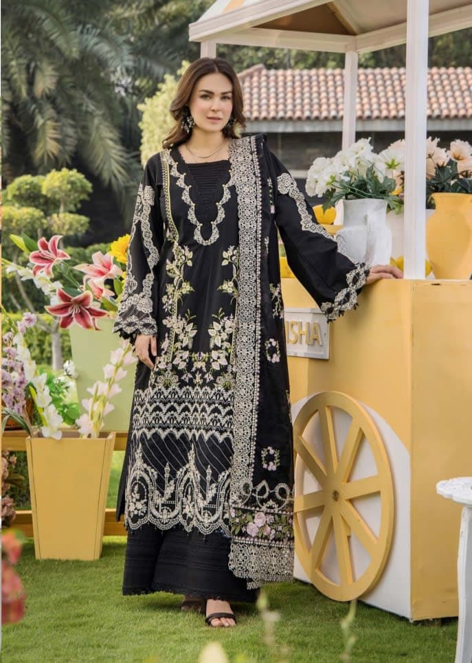 Eshaisha Unstitched Luxury Lawn '25