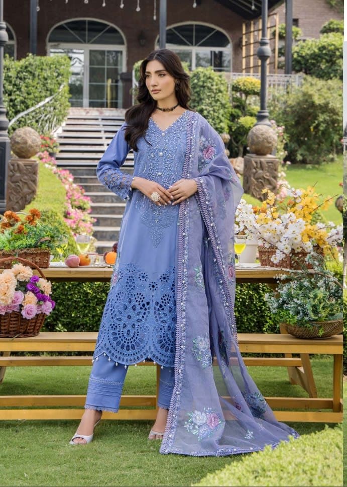 Eshaisha Unstitched Luxury Lawn '25