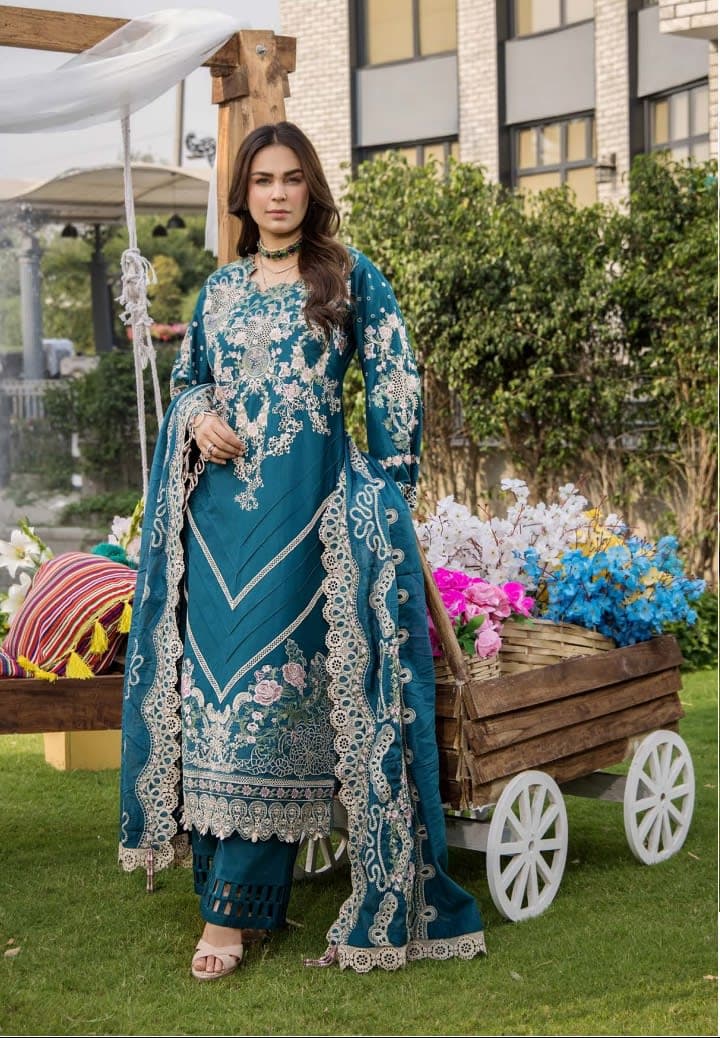 Eshaisha Unstitched Luxury Lawn '25