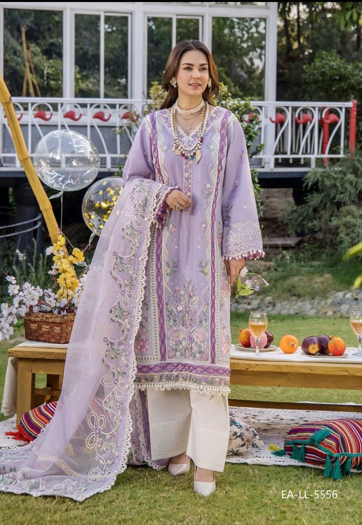 Eshaisha Unstitched Luxury Lawn '25