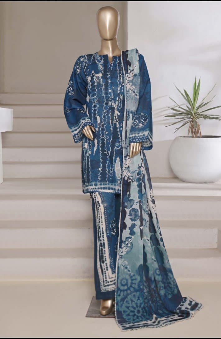 Sadabahar Stitched Printed Shimmered Cambric Collection