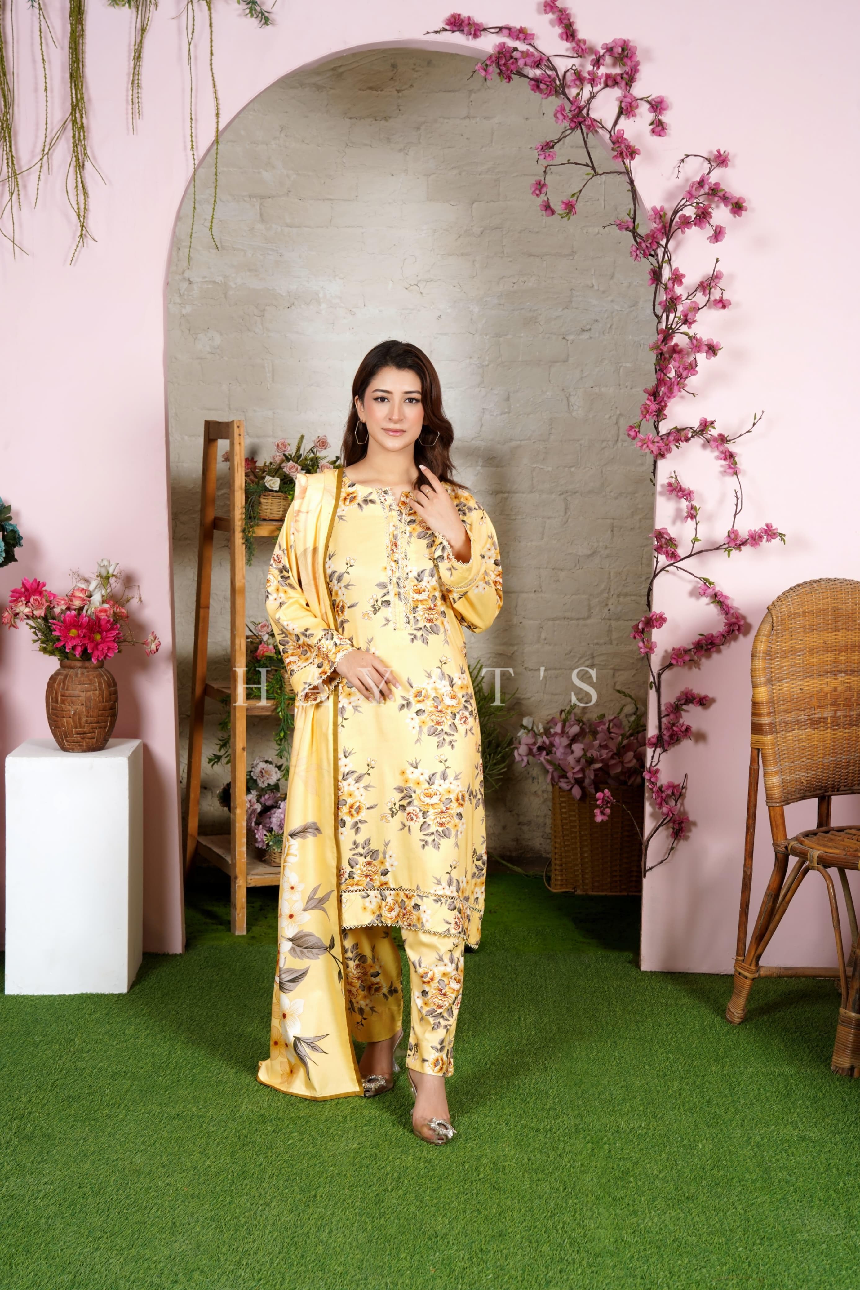 Matching Co-ord with Viscose Linen Dupatta vol: 1
