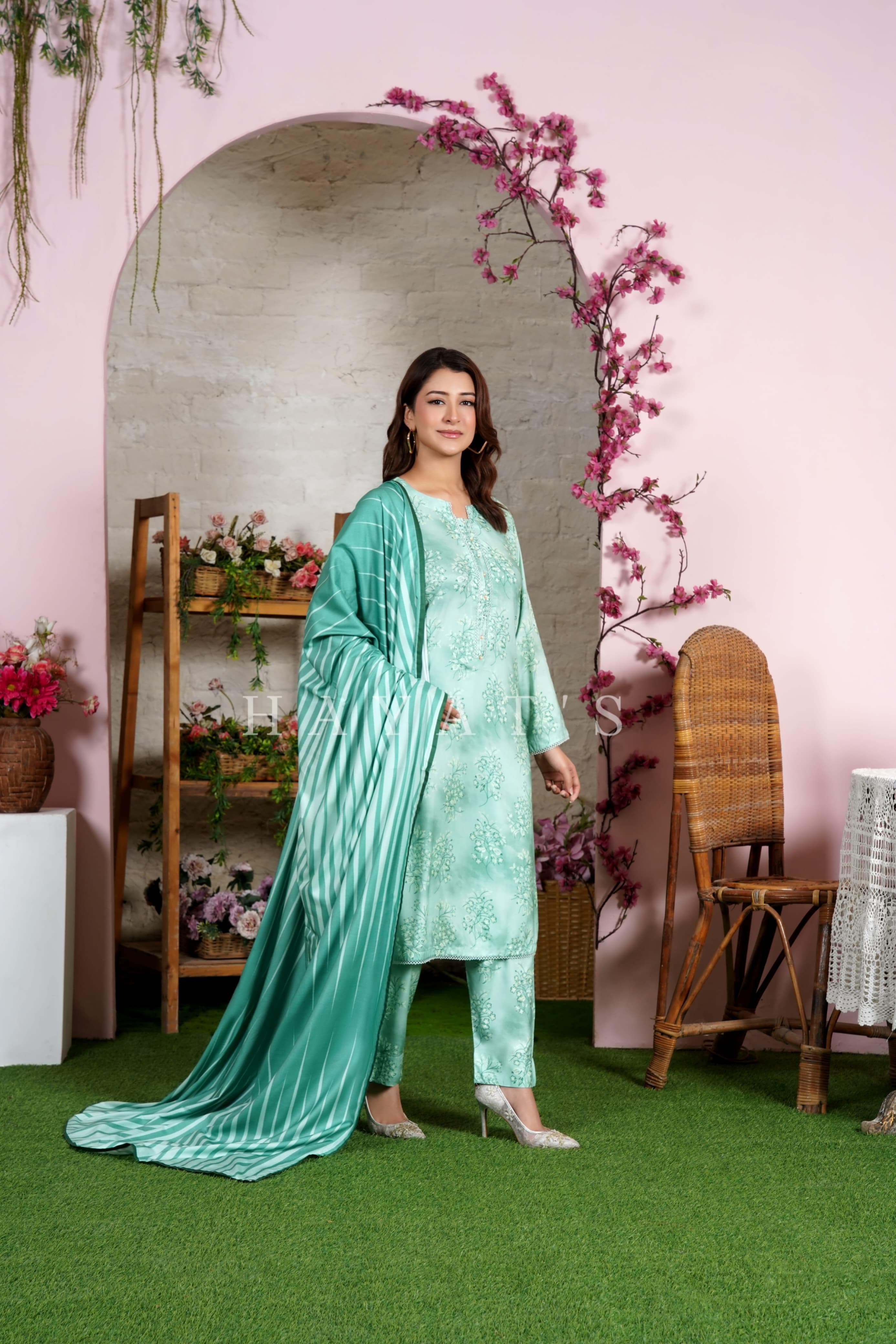 Matching Co-ord with Viscose Linen Dupatta vol: 1