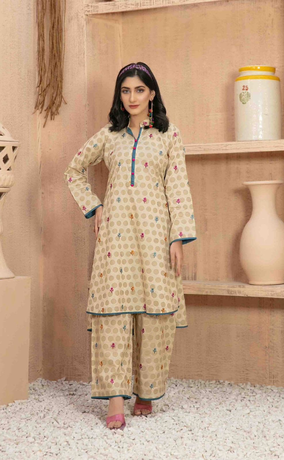 Tawakkal Stitched Co-ord Set