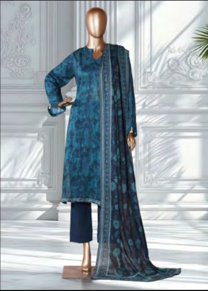 BIN SAEED Stitched 3 Piece Printed Lawn Collection 2026 VOL 1