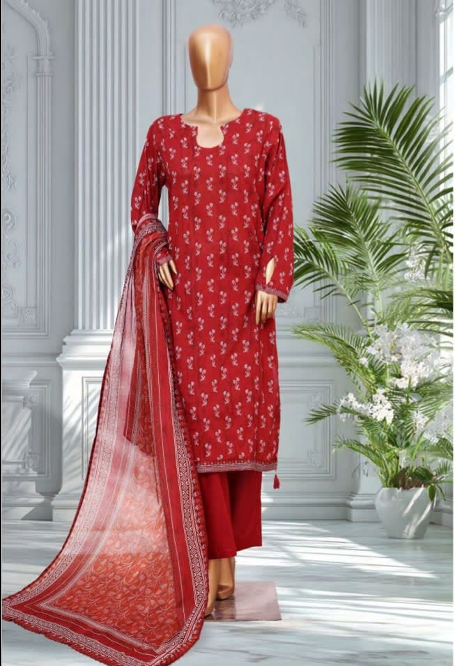 BIN SAEED Stitched 3 Piece Printed Lawn Collection 2026 VOL 1