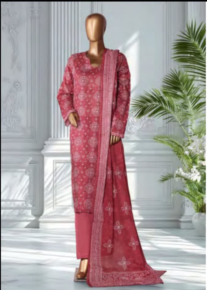 BIN SAEED Stitched 3 Piece Printed Lawn Collection 2026 VOL 1