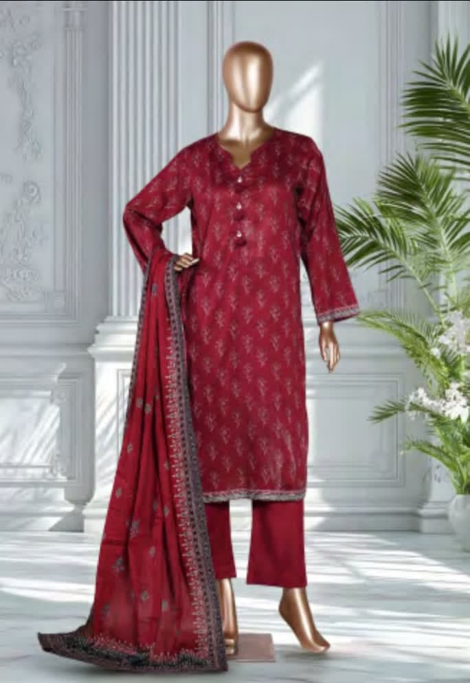 BIN SAEED Stitched 3 Piece Printed Lawn Collection 2026 VOL 1