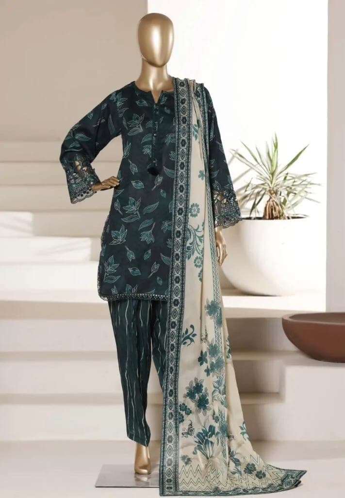 Sada Bahar Malaika Embroidered 3-Piece Shalwar Suit